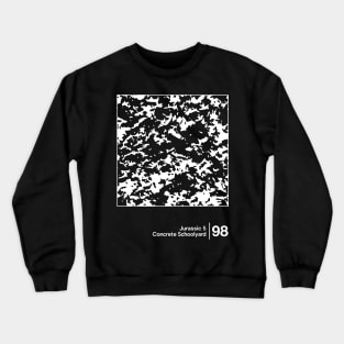 Concrete Schoolyard / Minimalist Style Graphic Design Artwork Crewneck Sweatshirt